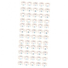 FOMIYES 60 Pièces De Ruban DIsolation Ruban Gaffers Blanc Ruban Gaffer Blanc Ruban De Cils Vert Outil De Support De Cils Rub