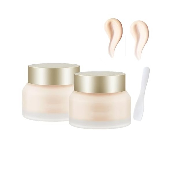 Novo Cream Foundation,Novo Concealer Face Foundation Base Cream,Full Coverage,Waterproof Long-Lasting Concealer Moisturizing 