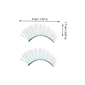 Angoily 25 Paires De Faux Cils Colorés 5D Faux Cils Dramatiques Faux Cils Faux Cils Longs Faux Cils Faux Cils Assortis 3D Éte