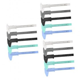 Housoutil 15 Pièces Règle De Mesure Des Sourcils Règle Vernier Étriers À Glissière Outil De Mesure Des Sourcils Outils Lame F