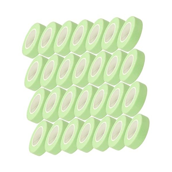 DOITOOL 30 Rouleaux De Tissu Non Tissé DIsolation Ruban De Cils Vert Ruban De Fard À Paupières Ruban De Greffe De Cils Sous 