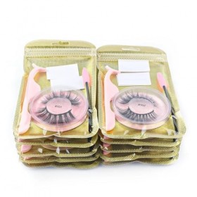 UAMOU Faux-cils naturels en vrac, 4/20/50/100 pièces, beauté, cils moelleux Cheerfully Color : Mix 4 Pairs 