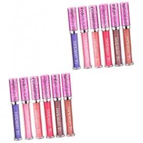 FRCOLOR 12 Pièces Rouge À Lèvres Liquide Femmes Brillant À Lèvres Longue Durée Rouge À Lèvres Femmes Rouge À Lèvres Diamant R