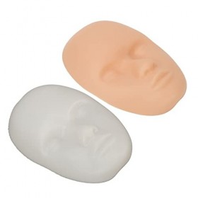 Tête de Peau de Pratique de Tatouage de Peau de Pratique de Visage, Tête de Peau, Tatouage Permanent de Microblading Couleur 