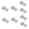 DOITOOL 8 Pièces Boîte À Cils De Fenêtre Boîtes En Acrylique Transparent Mini Boîtes Pour Faveurs Faux Cils Organisateur Et R