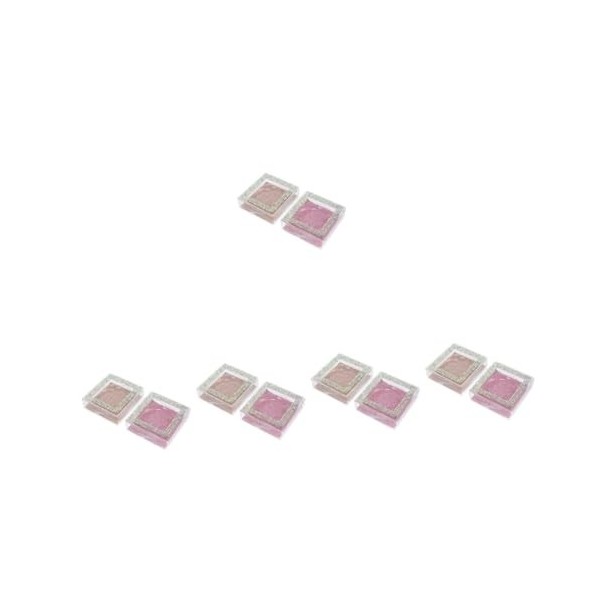 DOITOOL 8 Pièces Boîte À Cils De Fenêtre Boîtes En Acrylique Transparent Mini Boîtes Pour Faveurs Faux Cils Organisateur Et R