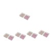 DOITOOL 8 Pièces Boîte À Cils De Fenêtre Boîtes En Acrylique Transparent Mini Boîtes Pour Faveurs Faux Cils Organisateur Et R