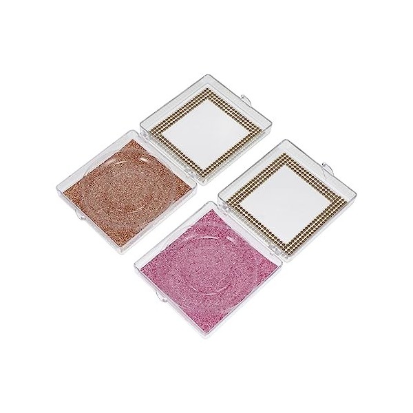 DOITOOL 8 Pièces Boîte À Cils De Fenêtre Boîtes En Acrylique Transparent Mini Boîtes Pour Faveurs Faux Cils Organisateur Et R