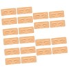 FRCOLOR Lot de 20 blocs dexercice pour sourcils, fard à paupières, maquillage des yeux, visage dexercice, fards à paupières