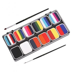 FRCOLOR Kit De Cosmétiques Activé Par LEau Humaine 1 Ensemble Sac À Cosmétiques Barres Arc-En-Ciel Ensemble De Maquillage Pa