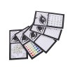 POPETPOP 20 Feuilles Visage Strass Autocollants Pierres Précieuses Stickers Bijoux De Maquillage Pour Les Yeux Gemmes Pour Le