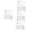 POPETPOP 20 Feuilles Manucure Stickers Autocollant Gemmes Pour Les Yeux Autocollant De Scrapbooking Bijoux De Visage Coller S