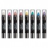 Moon Glitter - Crayon de grimage corporel brillant iridescent - 3.5g - Assortiment de 8 couleurs