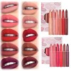 12 Color Rotating Sharpenable Matte Lipstick Pencils, Lipstick Matte,Lip Crayon,Lipstick Pencil Set Matte Waterproof Long Las