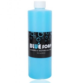 500ml Tattoo Blue Soap Blue Algae Tattoo Cleansing Soap Solution de guérison apaisante Soulager lenflure pour le suivi du ta