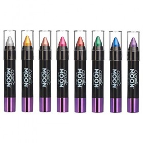 Cosmic Moon - Bâton de maquillage métallisé pour le visage et le corps - 3.5g - Créez facilement des motifs métalliques comme