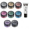 Holographic Glitter Shakers par Moon Glitter - 100% cosmétiques paillettes pour le visage, le corps, les ongles, les cheveux 