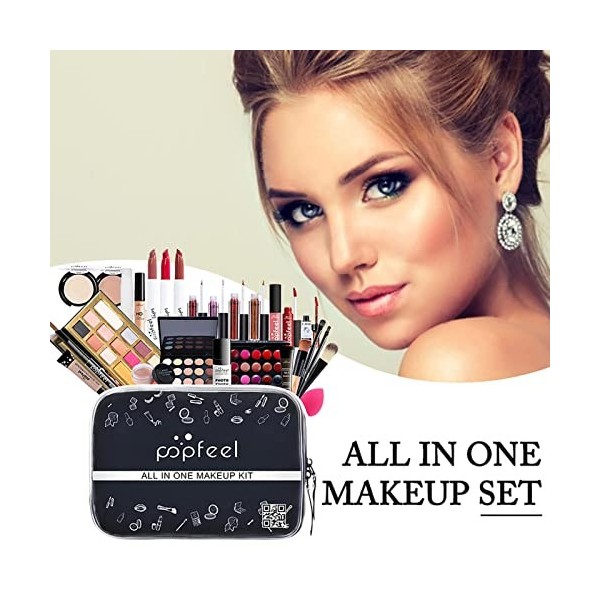 Maquillage Adulte - Kit maquillage tout-en-un pour filles | coffret cadeau maquillage multi-usages kit démarrage essentiel ma