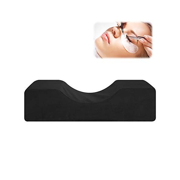 NCONCO Oreiller Dextension de Cils Support de Cou doreiller en Mousse à Mémoire de Forme Professionnel en Forme de U pour L