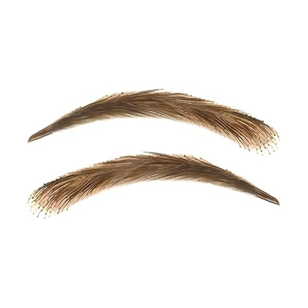 Faux sourcils semi-permanents à coller, d’origine 100% naturelle - fait à la main M1-6R grey