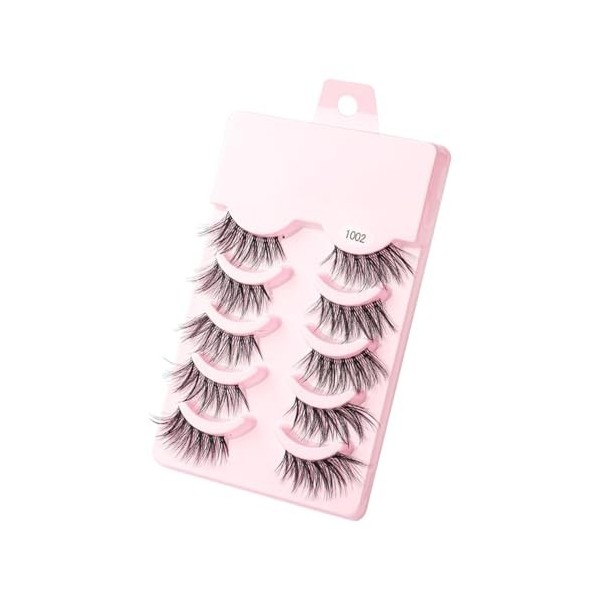 UAMOU Vison Cils Volume Faux Cils 3D vison naturel Long maquillage Faux Cils Faux Cils Cilios moelleux Faux Cils Cheerfully 