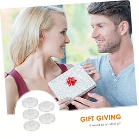 POPETPOP 15 Pièces Boîte Ronde Faux Cils Étui à Cils Voyage Étui De Rangement Pour Cils Contenant Transparent Pour Faux Cils 