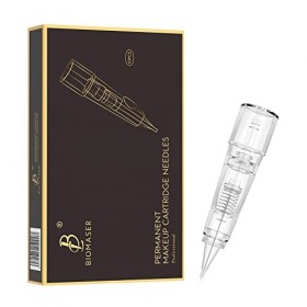 BIOMASER® Aiguilles de Tatouage 10PCS Aiguilles de Maquillage Permanentes pour Stylo à Machine de Maquillage Permanent T100 P