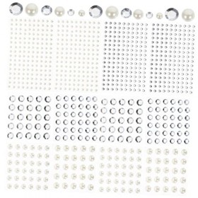 POPETPOP 48 Feuilles Beauté Strass De Bijoux De Visage Bijou De Strass Joyaux De Maquillage Pour Le Visage Autocollant Dart 