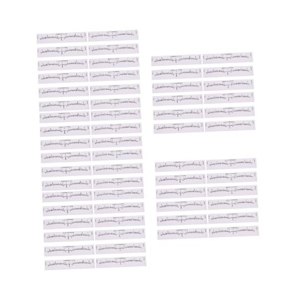 FRCOLOR 300 Pièces Règle Jetable De De Sourcil Règle De Positionnement Des Sourcils Règle à Sourcils Jetable Lame Rasoir Cray