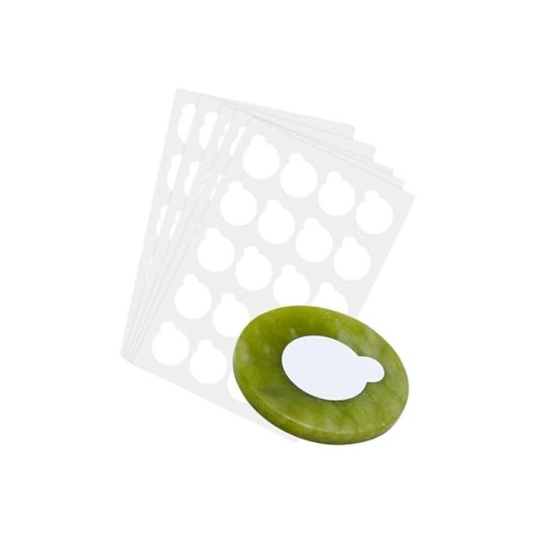 minkissy 300 Pièces Greffage De Cils Autocollant Rond Porte-Faux-Cils Colle À Cils Base De Colle Colle Adhésive Palette Outil