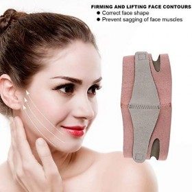 Sangle Amincissante pour le Visage, Double Réducteur de Menton V Line Lifting Menton Strap Masque Anti-rides Raffermissant la