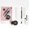 Anastasia Beverly Hills No-Fade Kit cadeau pour sourcils - Pomade marron doux - 4 g - Pinceau 7B - Mini gel transparent pour 