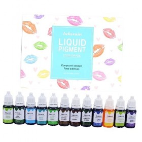 POPETPOP Ensemble De 12 Pièces Matière Première De Glaçure De Lèvre Pigment De Brillant à Lèvres Pigment Brillant à Lèvres Br