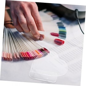 FRCOLOR Lot de 10 palettes à ongles portables - Palette de maquillage - Palette de maquillage - Palette de couleurs - Palette