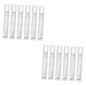 FRCOLOR Lot de 12 flacons vides pour gloss à lèvres - Pour baume à lèvres - Pour tubes à lèvres vides - Récipient cosmétique 