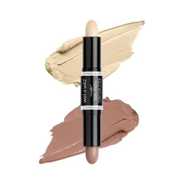 wet n wild – Stick de contouring Mega Glo Dual-ended Contour - Facile à appliquer - 100% Cruelty Free - Produit Vegan