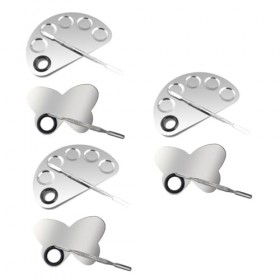 minkissy 6 Pcs Palette De Mélange De Maquillage Outil De Spatule Pour Nail Art Outil De Spatule Outil DArt De Maquillage Pla