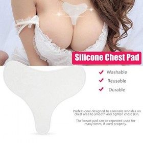 Coussinets de poitrine anti-rides, coussinets de poitrine en silicone réutilisables en forme de T, coussinets de poitrine Dec