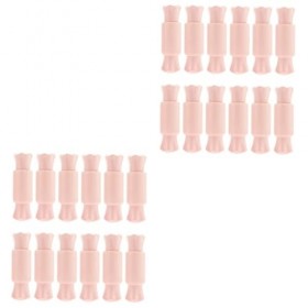 Amosfun 24 Pièces Support De Brillant à Lèvres Bricolage Mini Contenants De Brillant à Lèvres Tube De Gel Pour Les Ongles Tub