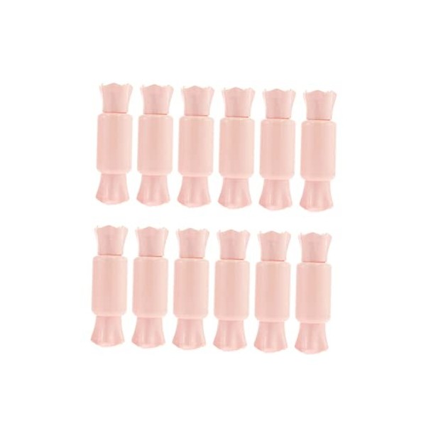 Amosfun 24 Pièces Support De Brillant à Lèvres Bricolage Mini Contenants De Brillant à Lèvres Tube De Gel Pour Les Ongles Tub