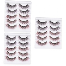 POPETPOP 25 Paires Faux Cils Colorés Cils Colorés Du Festival Cils Colorés 3d Faux Cils Dhalloween Faux Cils De Couleur Viso