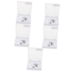 minkissy 5 Boîtes De Cils Naturels Bricolage Extension De Cils Pour Cils D Mariage Filles Clusters Fournitures Accessoires Ma