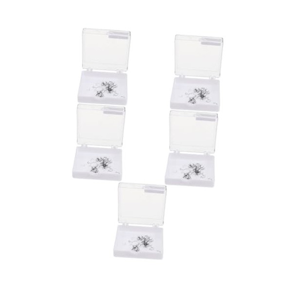 minkissy 5 Boîtes De Cils Naturels Bricolage Extension De Cils Pour Cils D Mariage Filles Clusters Fournitures Accessoires Ma