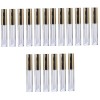 minkissy 36 Pcs Mini Contenants De Baume À Lèvres 10 Ml Tubes De Brillant À Lèvres De Brillant À Lèvres Avec Pinceau À Lèvres