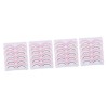 POPETPOP 25 Paires Faux Cils Colorés Faux Cils Réutilisables Faux Cils Arc-en-ciel Faux Cils 5d Cils Supérieurs Inférieurs Lo