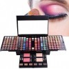 MUUZONING Palette de Fard à paupières, 180 Couleurs Professionnelle Shimmer Matte Ultra Pigmenté Bases de Ombre à paupières M