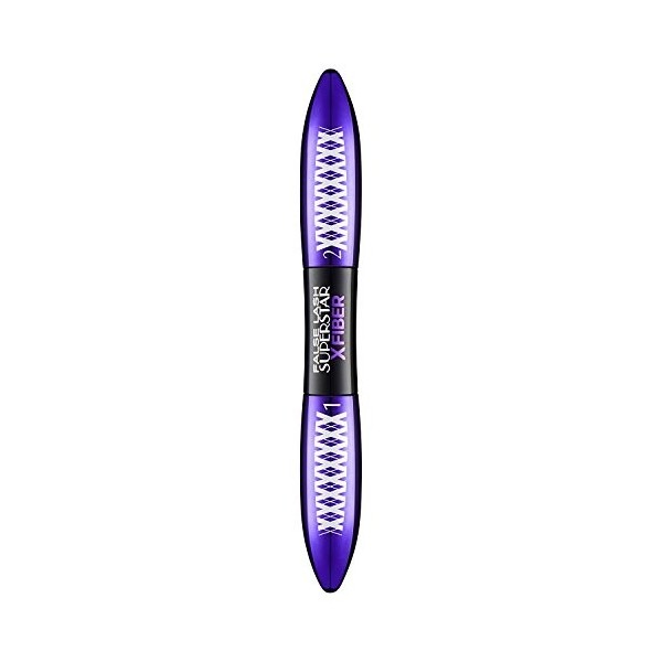 3 x LOreal Paris False Lash Superstar X Fiber Mascara - Xtreme Black