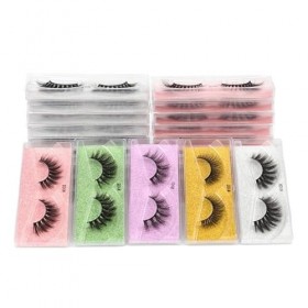 UAMOU 20/30/40/100 paires de cils 3D vison cils faits à la main moelleux dramatique cils sans cruauté faux cils maquillage Ci