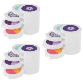 EXCEART 3Pcs Peinture Pour Le Visage Peinture Pour Le Corps Cosmétiques Palette Fard À Paupières Palette De Peinture Maquilla