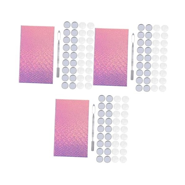 Ipetboom 1 Jeu Boîte De Fard à Paupières De Maquillage Cas Vide De Fard à Paupières Cosmétique Spatule Maquillage Plaque Kit 